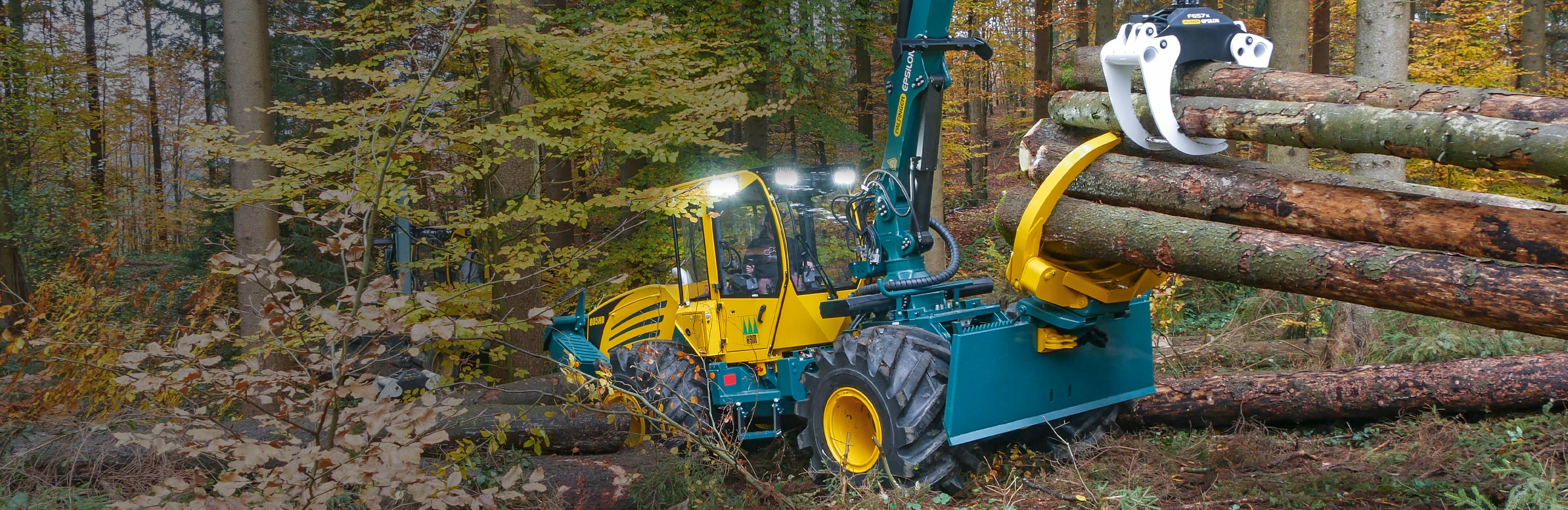 Professionelle Technik für die wirtschaftliche Holzrückung.